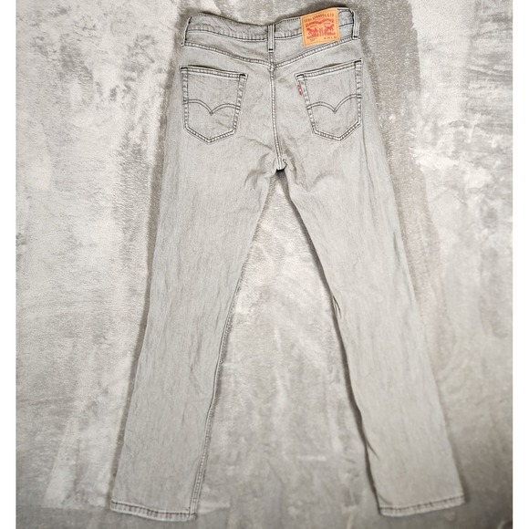 Levi's 514 Jeans Men's 30X32 (Tag 29X32) Gray Zip Stretch Cotton Blend - Picture 14 of 16